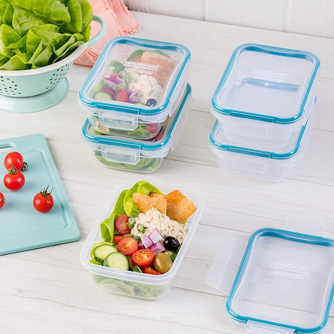 Snapware Plastic Total Solution 5-Pack Food Storage Containers Set, Leakproof & - Image 2