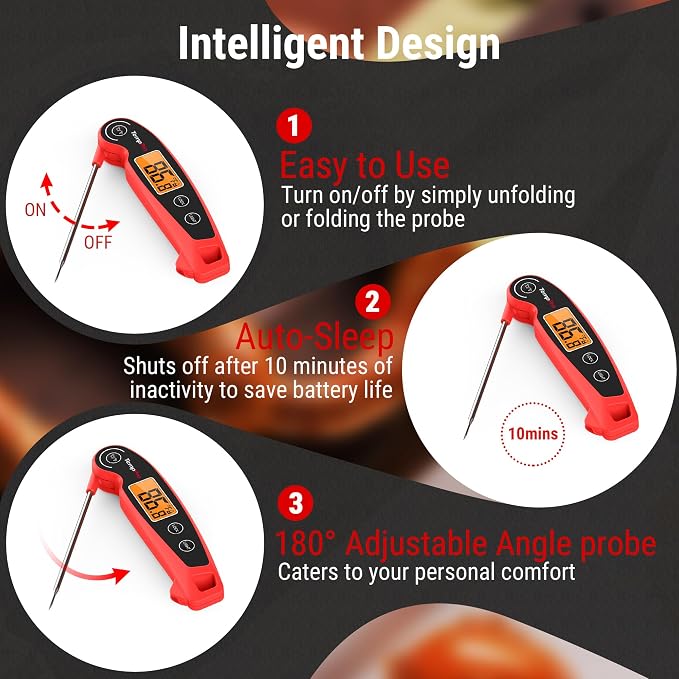 TempPro TP605 Instant Read Meat Thermometer - Image 3