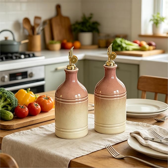 Ceramic Olive Oil Dispenser Bottle - Image 4