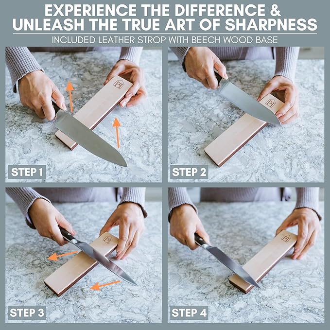 PATENTED ORIGINAL ADJUSTABLE ROLLING KNIFE SHARPENER KIT: Adjustable Height - Image 6