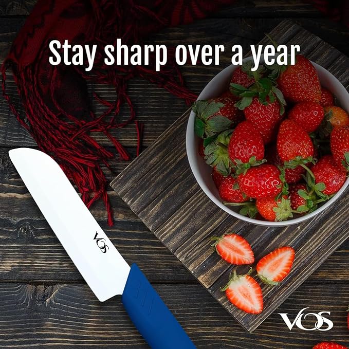 Vos Ceramic Knife Set in Elegant Gift Box, Ceramic Knives Set - Image 2
