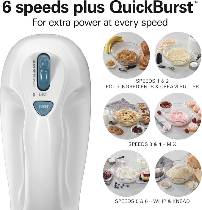 Hamilton Beach 6-Speed Electric Hand Mixer - Image 4