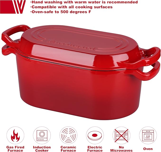 VORRINGARD Oval Dutch Oven Pot - Image 3