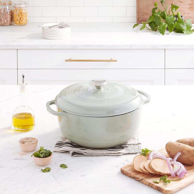 Lodge 7.5 Quart Enameled Cast Iron Dutch Oven - Image 6