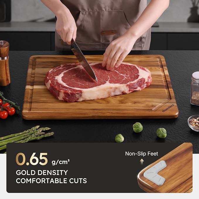 Extra Large Teak Wood Cutting Board - Image 5