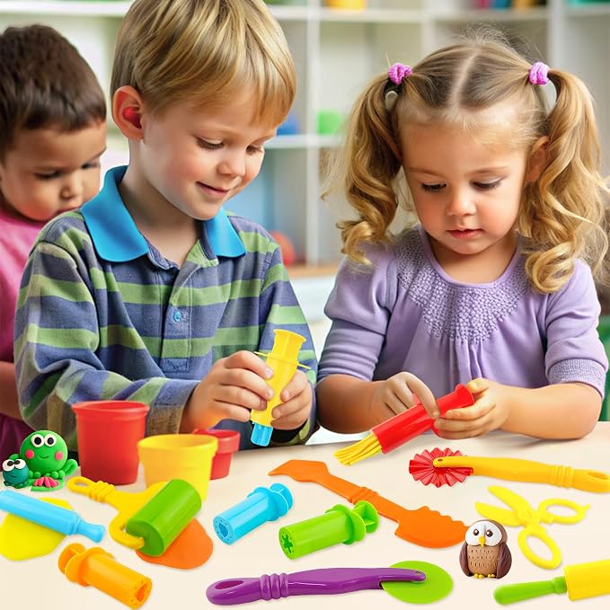 Dough Tools Kit – 12-Piece Dough Play Tools Set - Image 6
