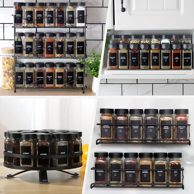 24Pcs Spice Jars Containers - Image 8