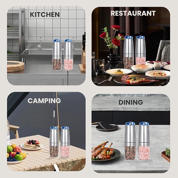 Battery Operated Salt And Pepper Grinder Set - Image 7