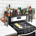 Meangood Spice Rack Shelf for Kitchen Stove, Over the Stove Shelf by Meangood