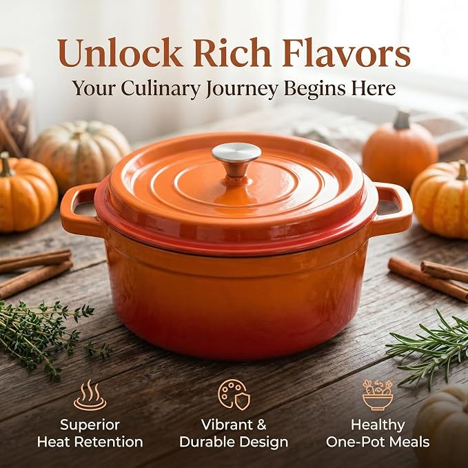 YJX Cast Iron Dutch Oven Pot - Image 2