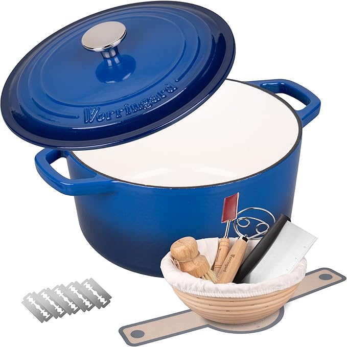 VORRINGARD Enameled Cast Iron Dutch Oven Pot by Unknown