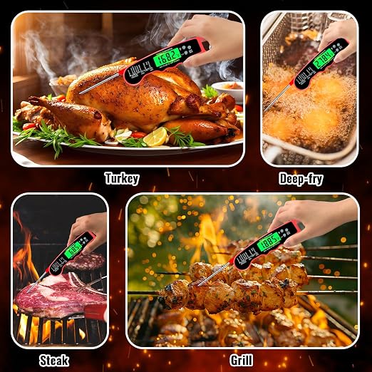 Meat Thermometer Digital, Instant Read Meat Thermometer - Image 3
