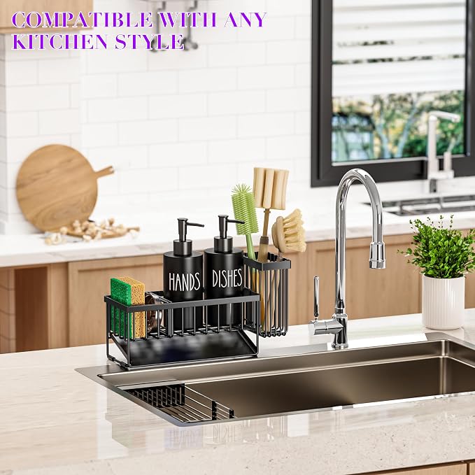 MASADI Kitchen Dish Soap Dispenser Set - Image 6