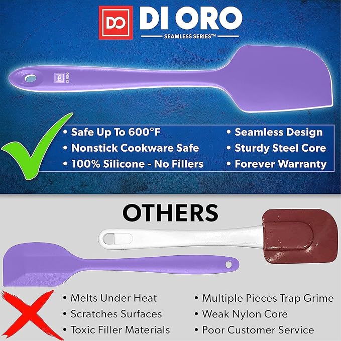 DI ORO Silicone Spatula Set - Image 2