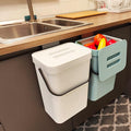 stonespace Hanging Trash Can, 3.2 Gallon/12L Small Waste Bin by stonespace