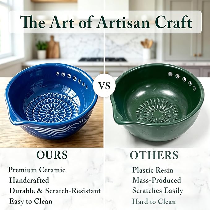 3-in-1 Ceramic Grater Bowl - Image 8