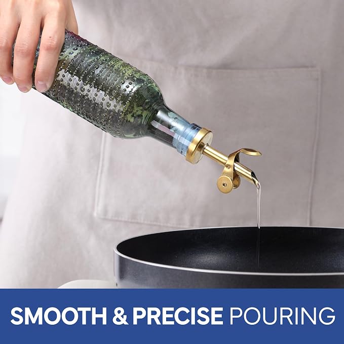 COOK WITH COLOR Glass Olive Oil Bottle Dispenser - Image 4