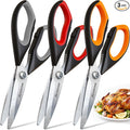 Astercook Kitchen Scissors All Purpose Heavy Duty, 3 Pack Kitchen Shears Set by Astercook