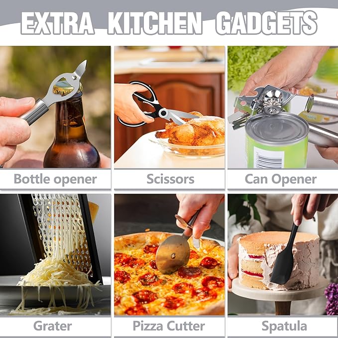 Kitchen Utensils Set- 34PCS Silicone Cooking Utensil - Image 5