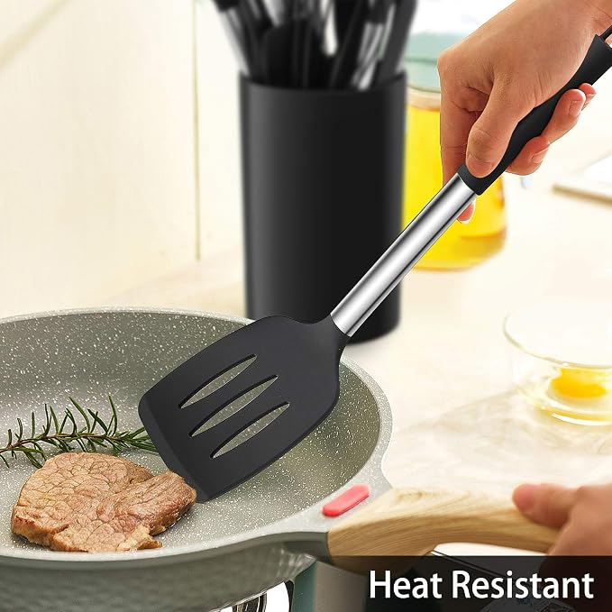 LIANYU 15-Piece Kitchen Cooking Utensils Set - Image 5