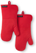 KITCHENAID Gourmet Series Gridlines Oven Mitts 2-Pack Set, Heat Resistant up to by KitchenAid