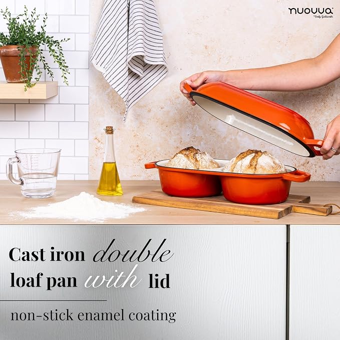 Dutch Oven For Sourdough Bread Baking – Enamelled Cast Iron Bread Loaf Pot – - Image 5