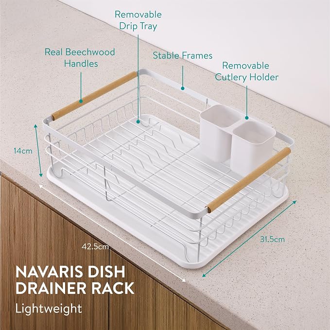 Navaris Dish Drainer Rack - Image 3