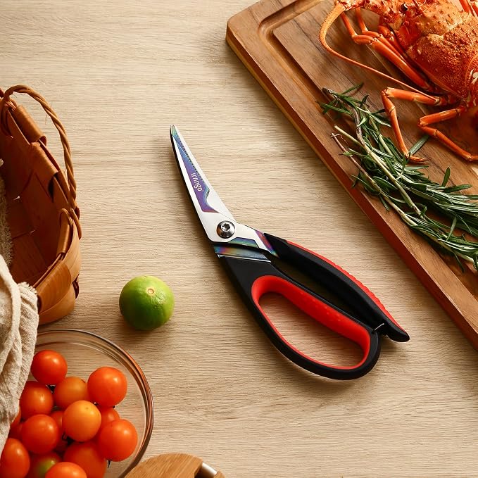 LIVINGO Heavy Duty Kitchen Scissors - Image 6