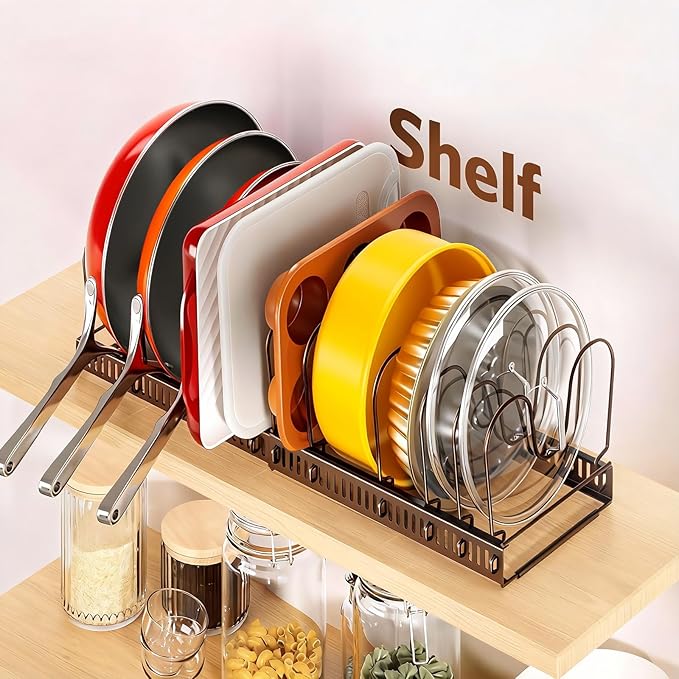 ORDORA Pots and Pans Organizer under Cabinet - Image 7