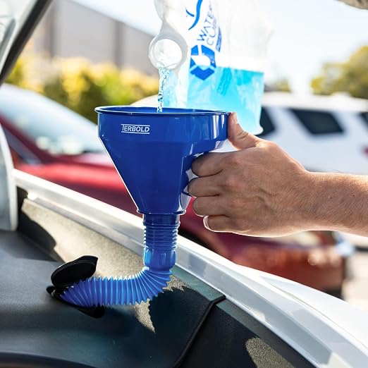 Automotive Flex Funnel with Hose & Mesh Filter – Wide Mouth Oil Funnel - Image 4