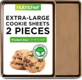 NutriChef Nonstick Extra Large Baking Sheets – 22 x 16 Inch Mega Cookie Sheet by NutriChef%E2%84%A2Kitchen