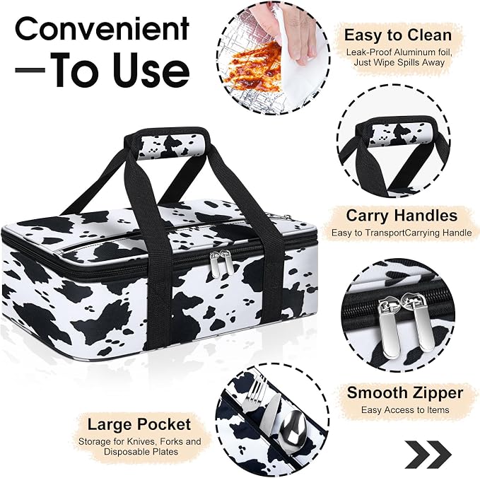 Insulated Casserole Carrier, Portable Casserole Carrier - Image 3