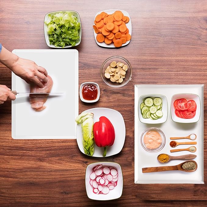 ZVP Disposable Cutting Boards 60 Count, Collapsible Cutting Board Sheet - Image 5