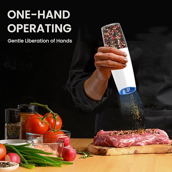 Rechargeable Salt And Pepper Grinder Set - Image 2