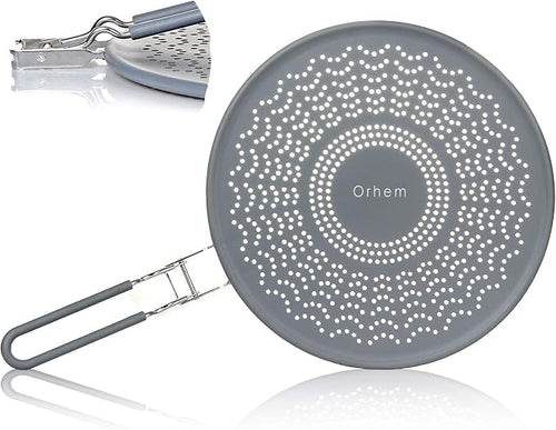 11" Silicone Splatter Screen Pan Cover by Orhemus
