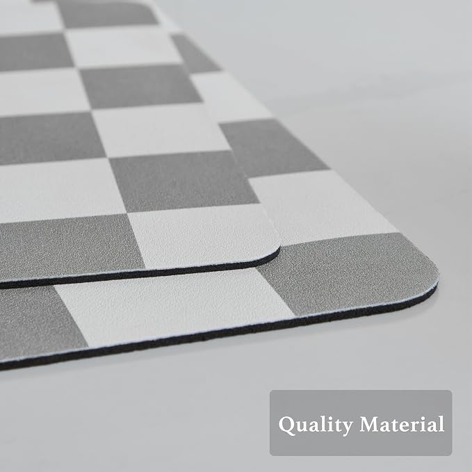 Ohocut Checkered Dish Drying Mat - Image 6