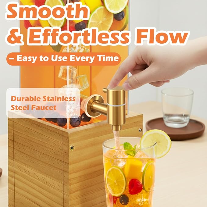 2 Gallon Drink Dispenser for Parties, Beverage Dispenser - Image 5