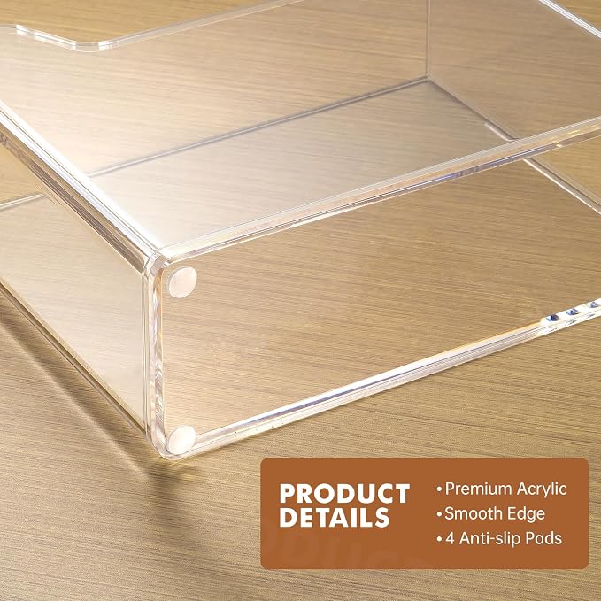 Kordory Acrylic Napkin Holder for Table, Modern Square Paper Napkin Holders for - Image 4