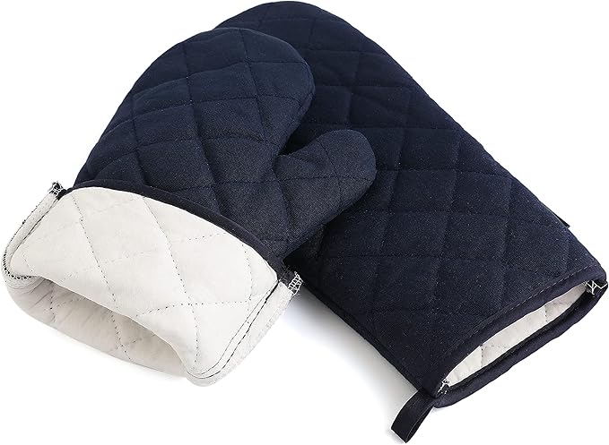 Oven Mitts and Pot Holders 4 pcs Set, High Heat Resistant 500 Degree Extra - Image 4