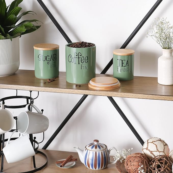 DII Kitchen Accessories Retro Collection, Canister Set, 3 Piece - Image 4