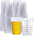 GUSTO 10 oz Clear Plastic Measuring Cups Disposable Multipurpose Cups by GUSTO