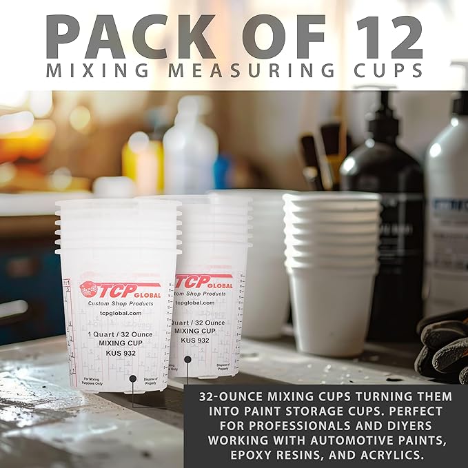 Custom Shop Paint Mixing Cups, 32-Ounce - Image 5