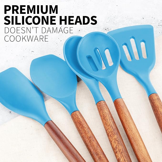 Zulay Kitchen Non-Stick Cooking Utensils Set - Image 9