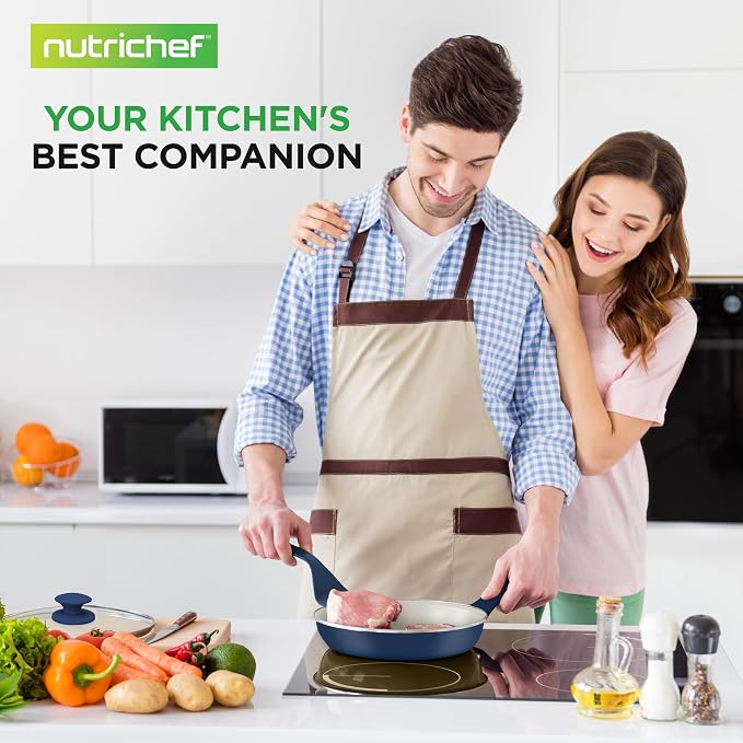 Nutrichef 54 Piece Professional Grade Complete Home Kitchen Cookware Set - Image 7