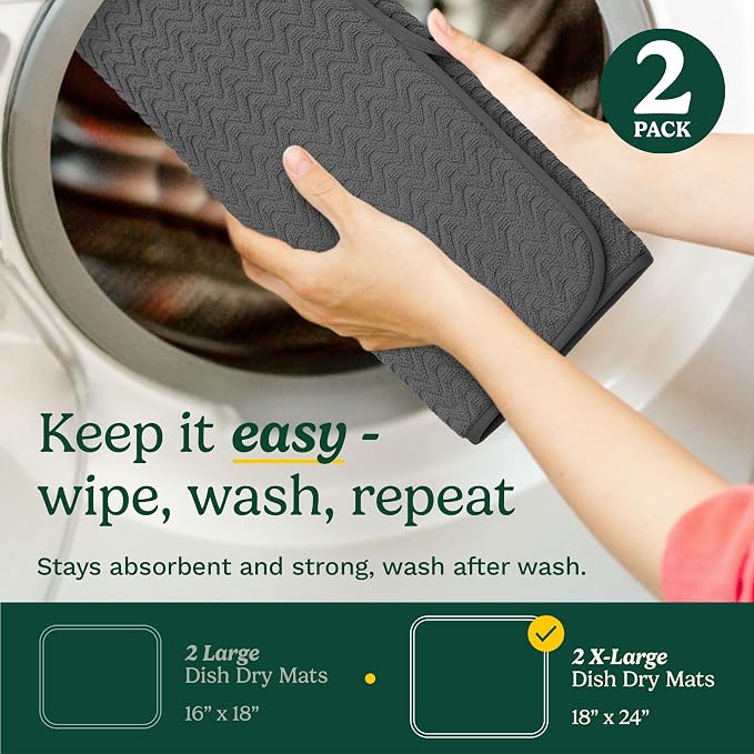 Cuisinart Dish Drying Mats for Kitchen Counter - Image 6
