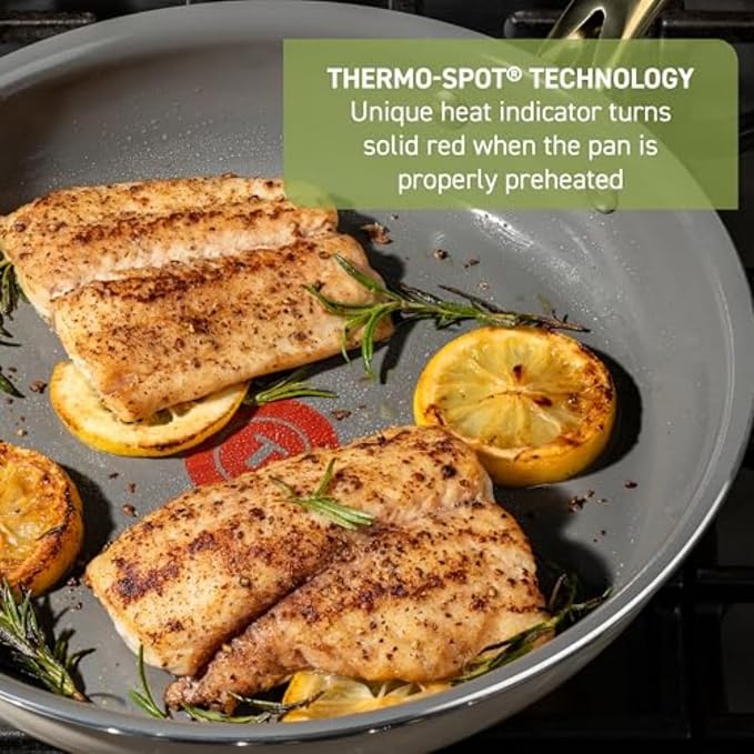 T-Fal Preserve Ceramic Nonstick Saute Pan - Image 5