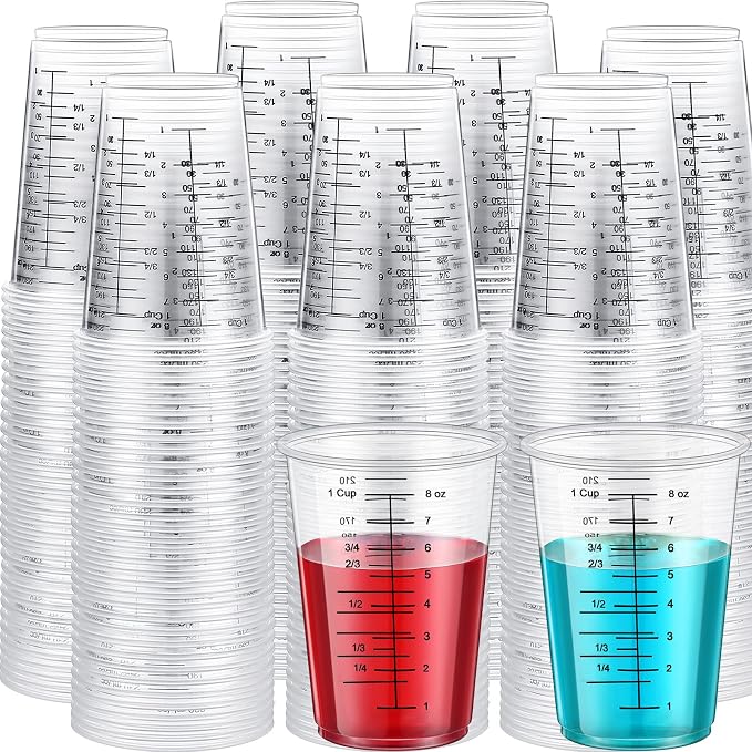 Yunsailing 100 Pack Disposable Measuring Cups by Yunsailing