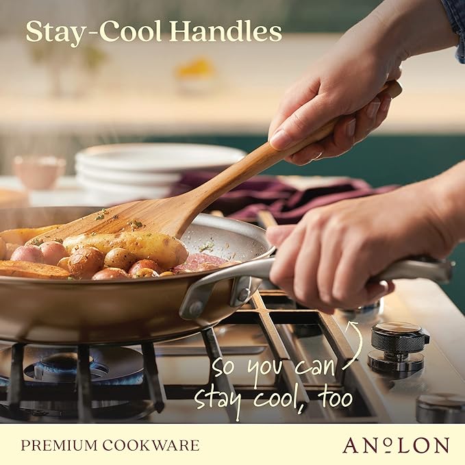 Anolon Ascend Hard Anodized Nonstick Frying Pan/Skillet - Image 6