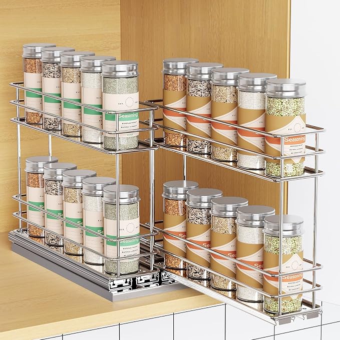 Mystozer Pull Out Spice Rack Organizer by Mystozer