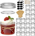 ComSaf Small Regular Mouth Mason Jars Bulk 4oz 24PCS Mini Mason Containers by ComSaf